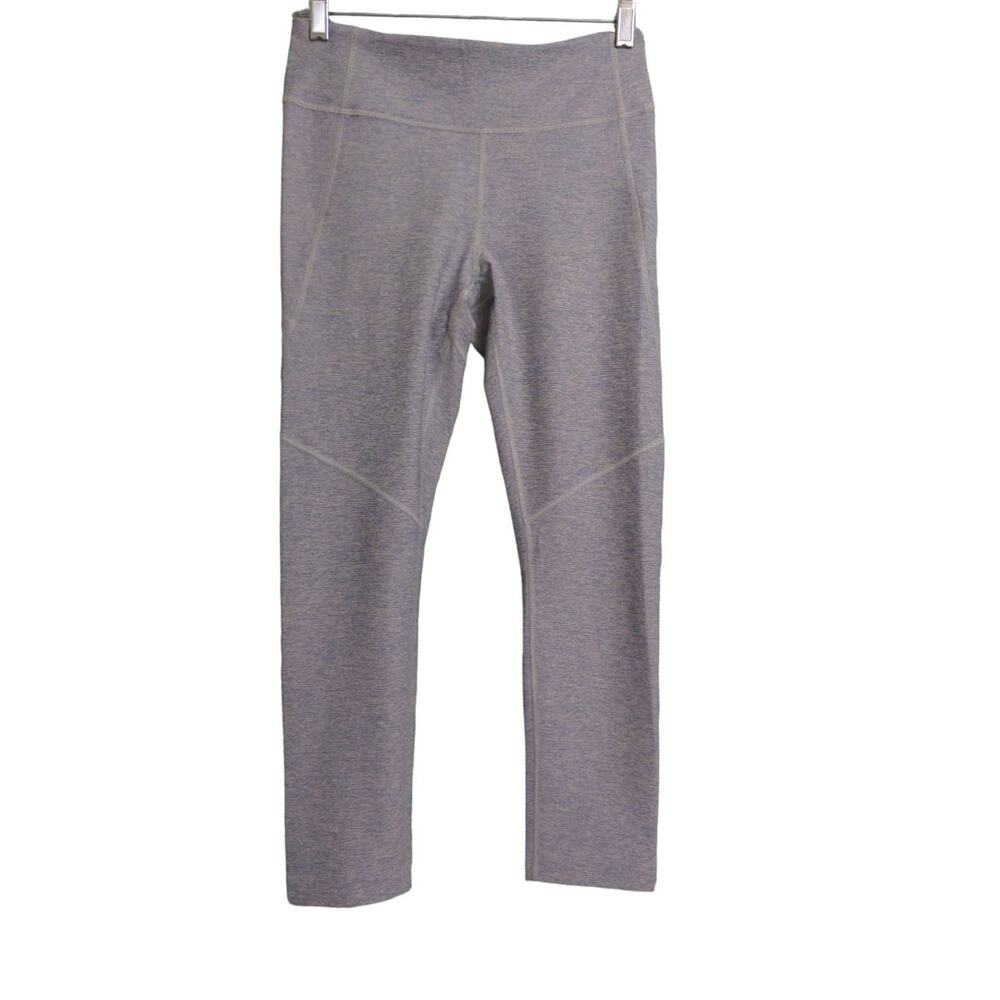Outdoor Voices Leggings Gray Periwinkle Mid Rise Stretch Full Length Pocket M